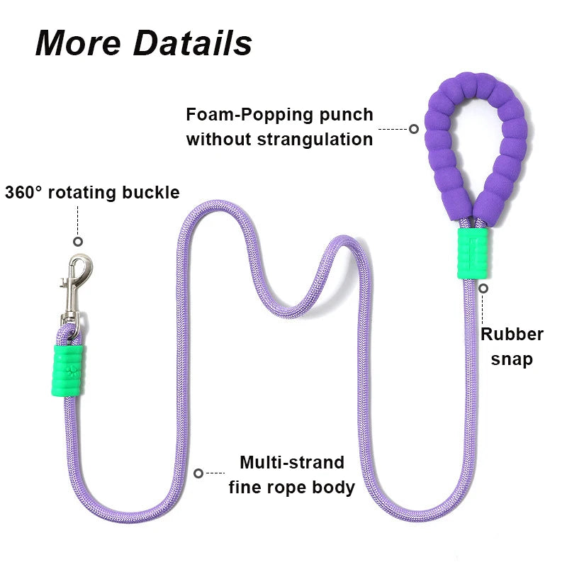 Soft Handle Escape-Proof Dog Leash