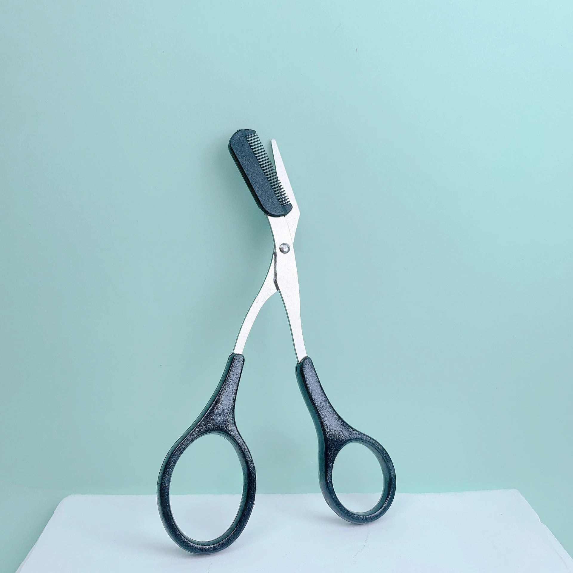 Pink Stainless Steel Eyebrow Scissors