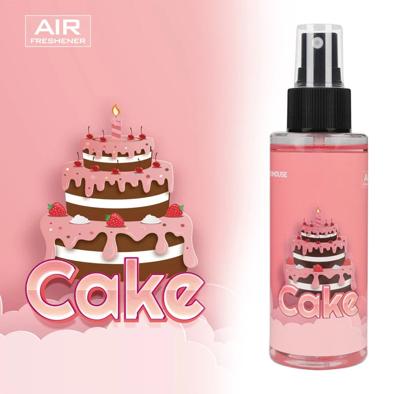 Cake Flavor Car Air Freshener Spray