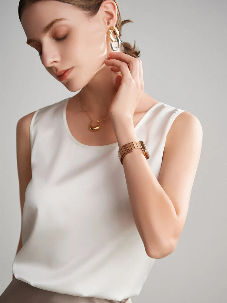 100% Real Silk Sleeveless Tank