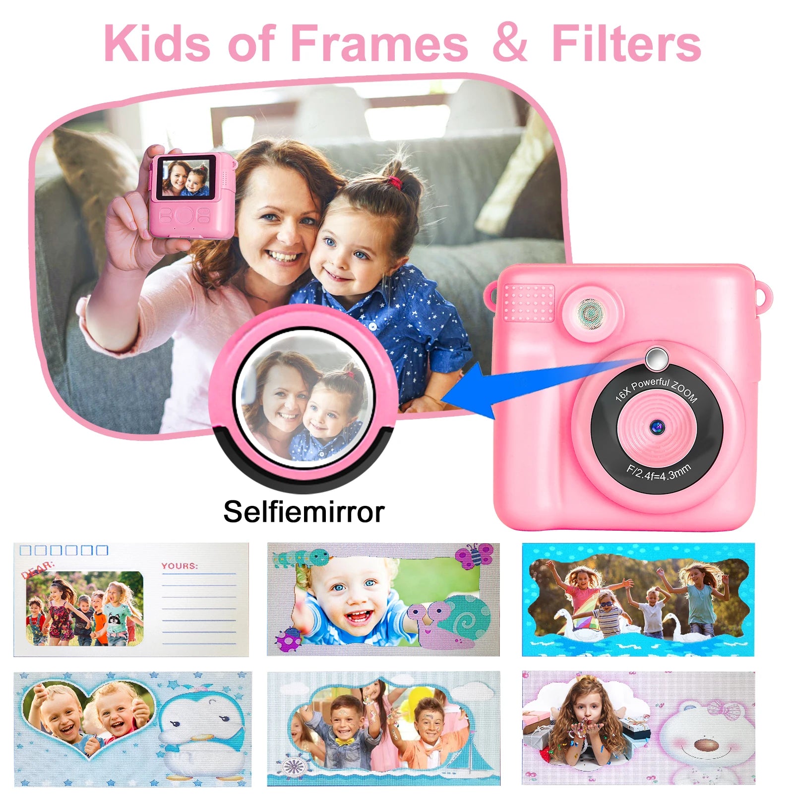 Instant Print Kids Camera