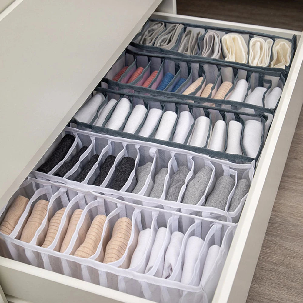 Drawer Divider Underwear Socks Panty Storage Boxes