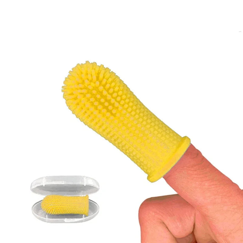 Soft Silicone Pet Finger Toothbrush