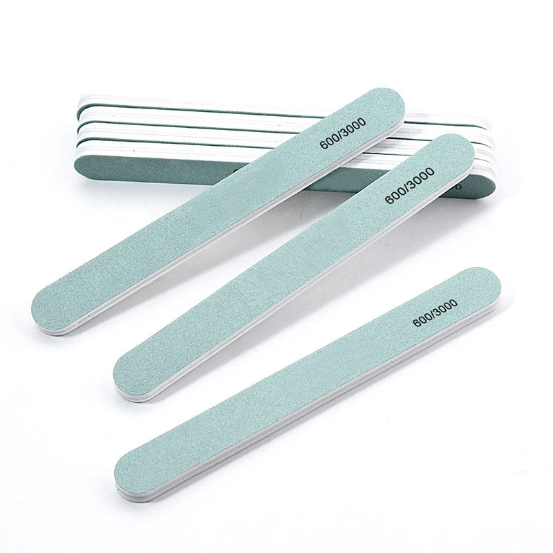 Dual-Grit Professional Nail Buffer Files
