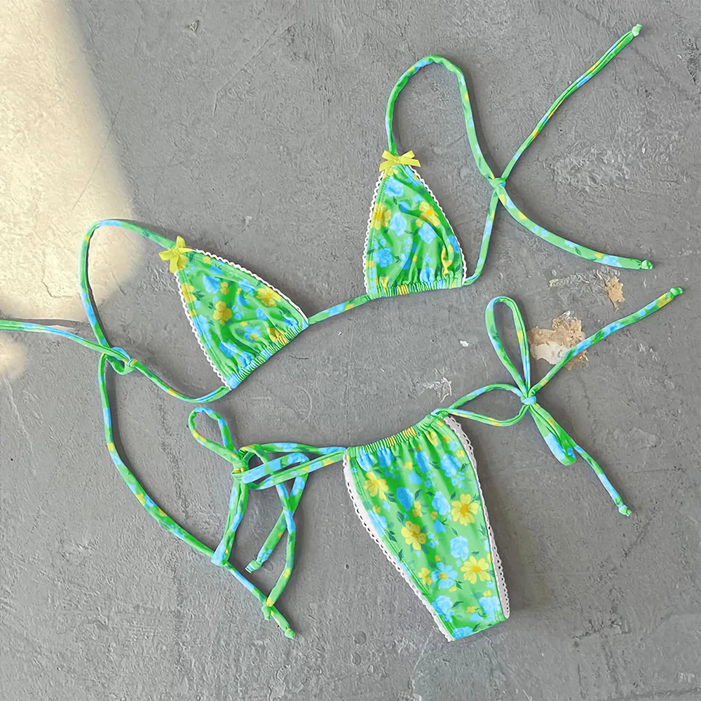 Sexy Micro Push-Up Brazilian Bikini Set