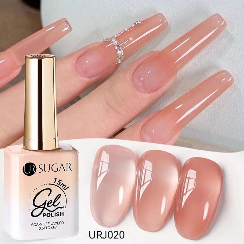 Jelly Milky White Translucent UV Gel Polish