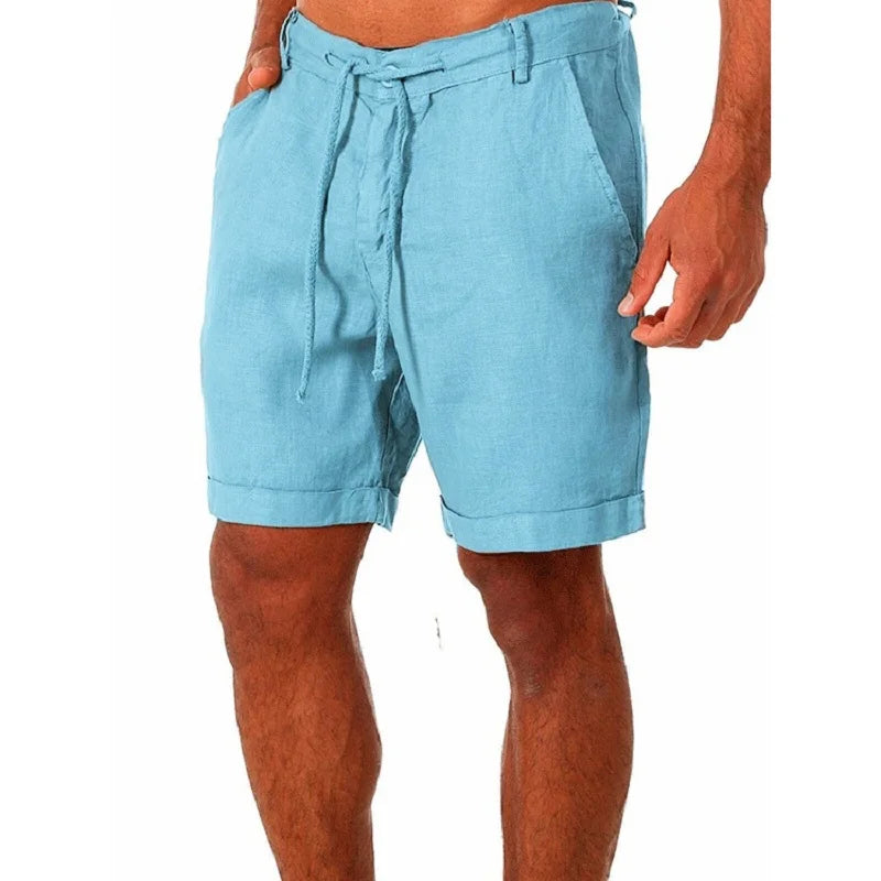 Cotton Linen Summer Shorts
