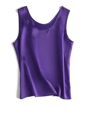 100% Real Silk Sleeveless Tank