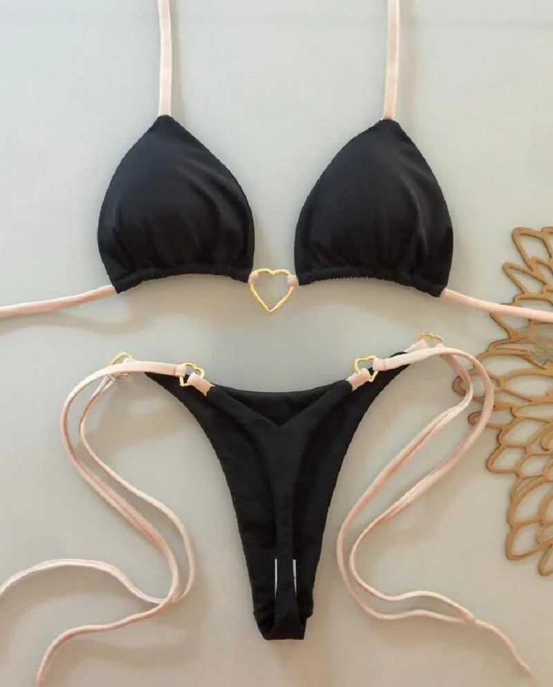 Two-Piece Brazilian Bikini Swimwear Set