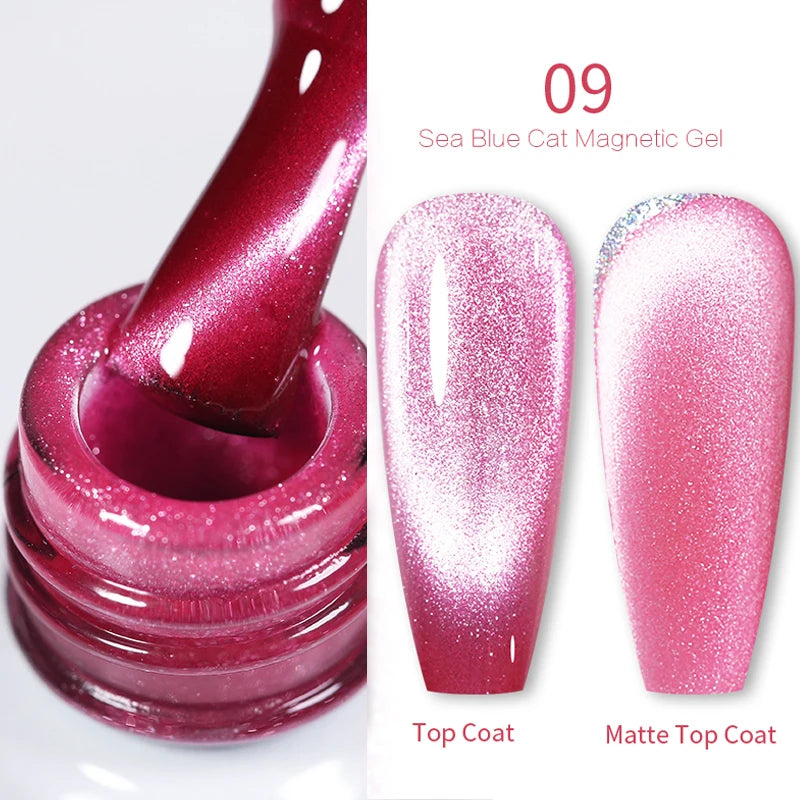 Sparkling Magnetic Cat Eye Gel Polish