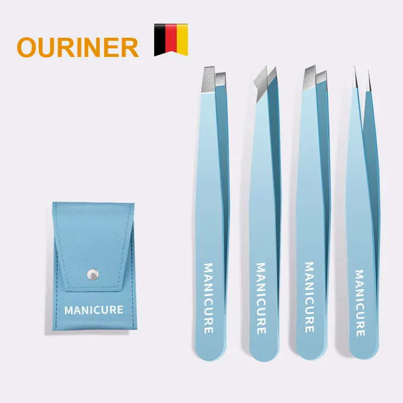 Colorful Eyebrow Tweezer Set