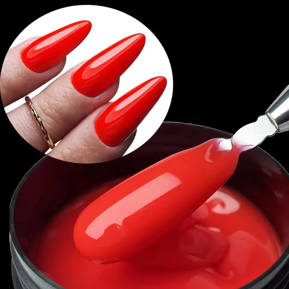 Glitter Milky Hard Builder Gel