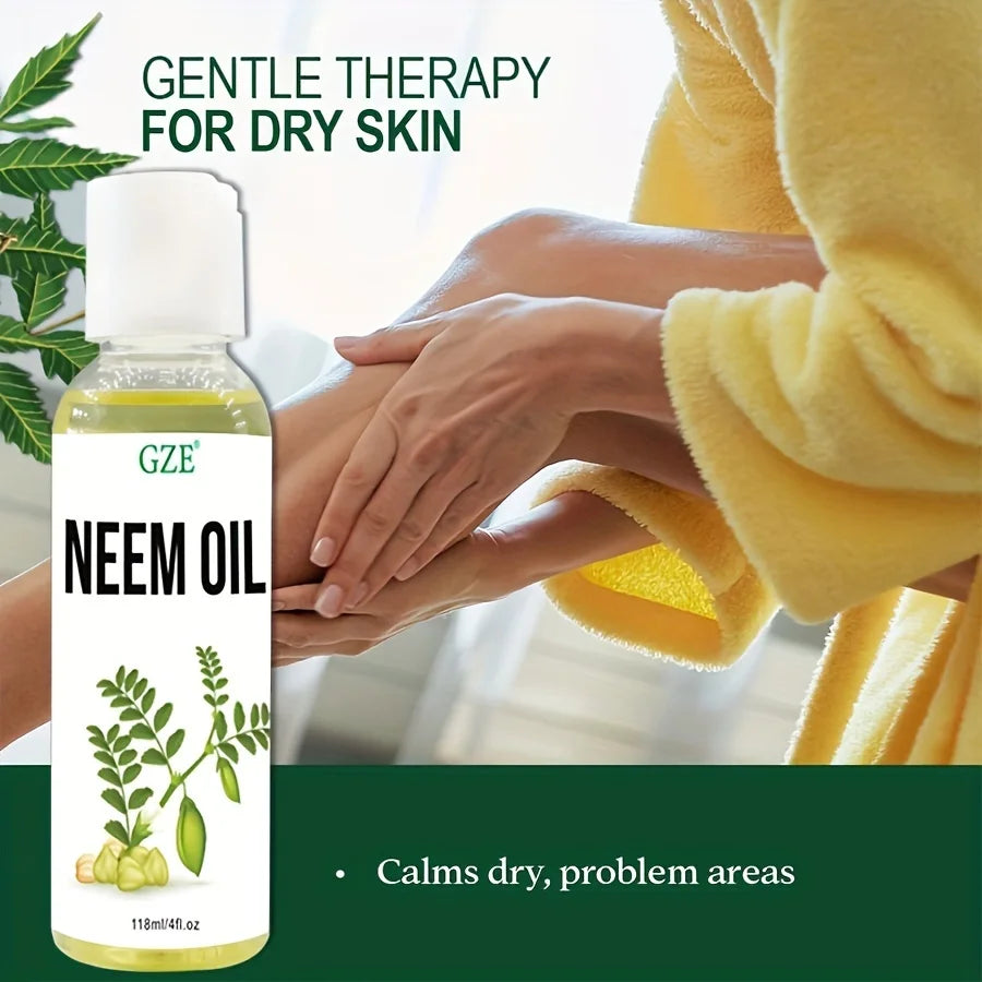 Pure Cold-Pressed Neem Oil