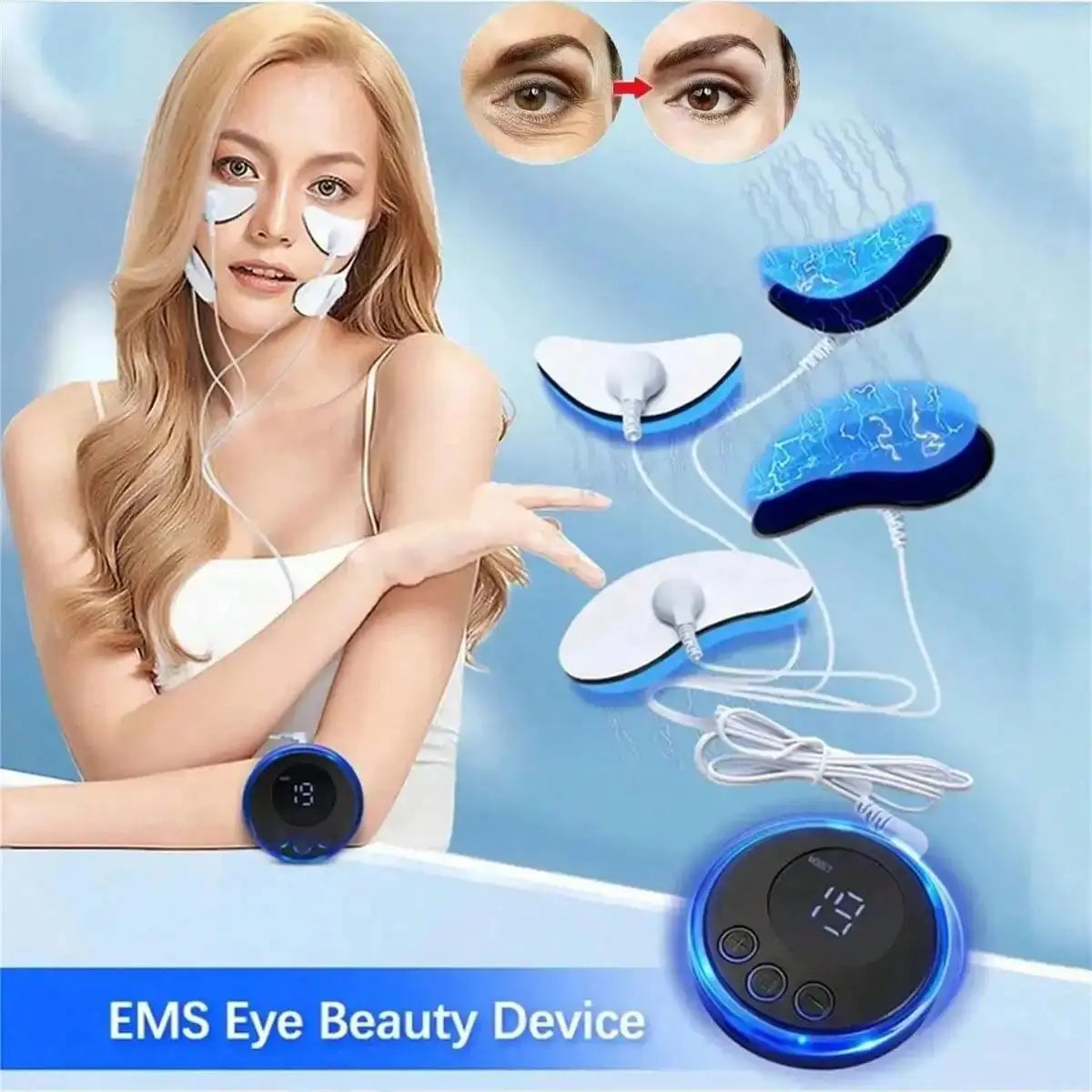 EMS Microcurrent Eye and Face Lifting Massage