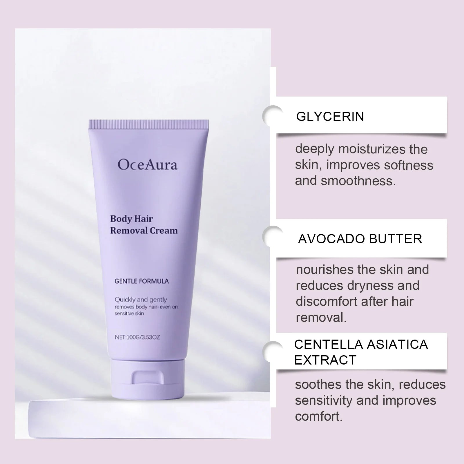 Strawberry Vanilla Hair Removal & After Shave Care Set