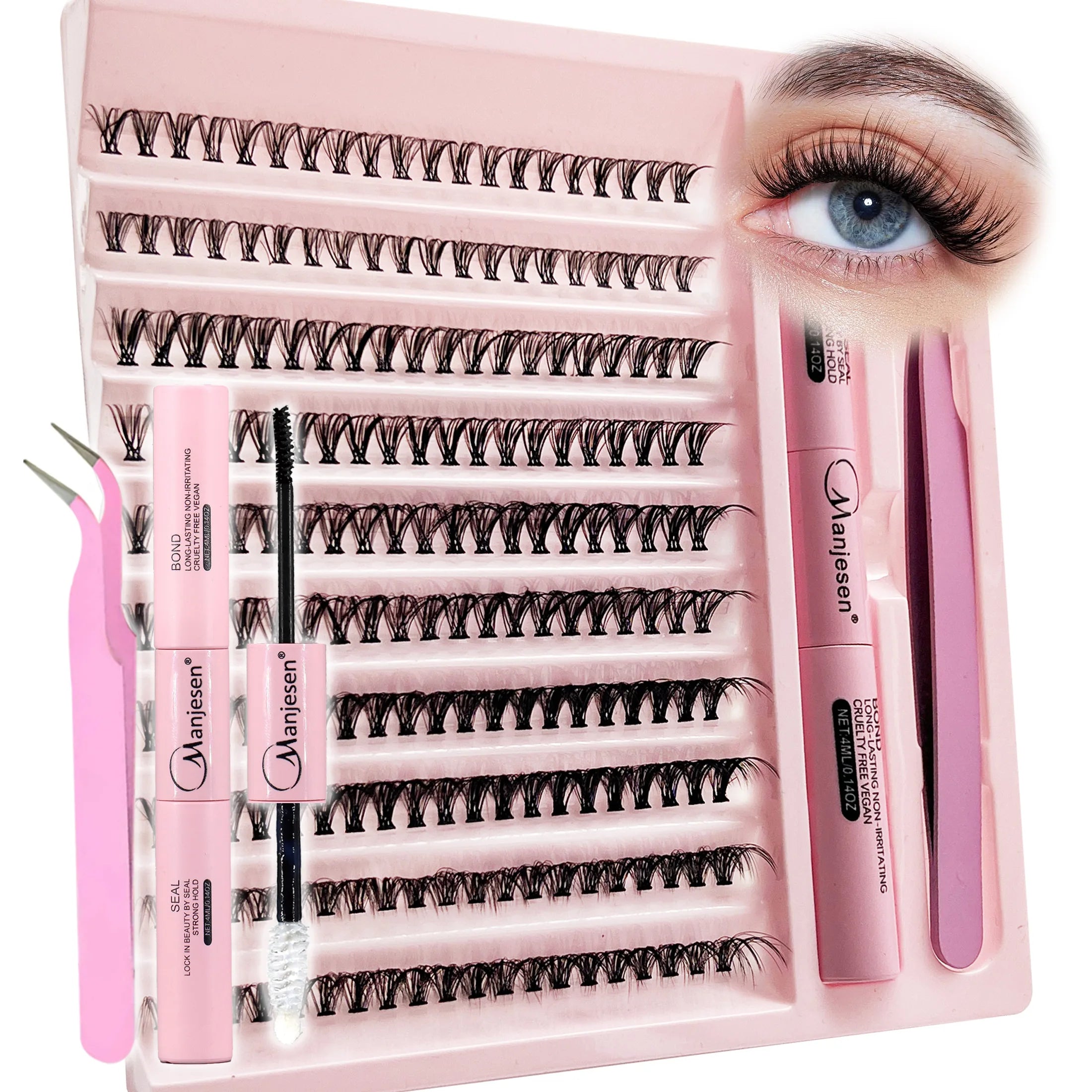 DIY Lash Extension Kit with 200 Clusters
