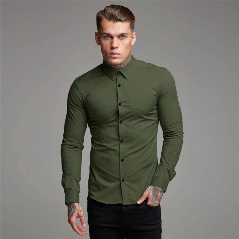Slim Fit Long Sleeve Shirt
