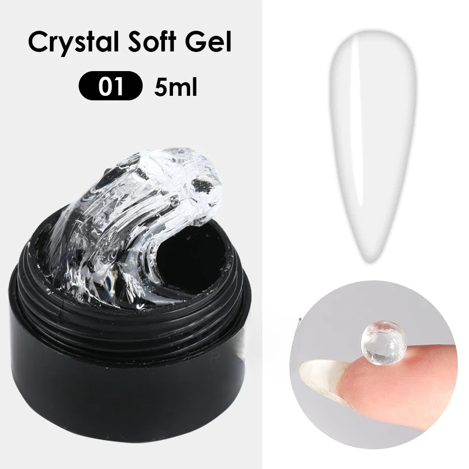 Crystal Soft Solid Extension Nail Gel