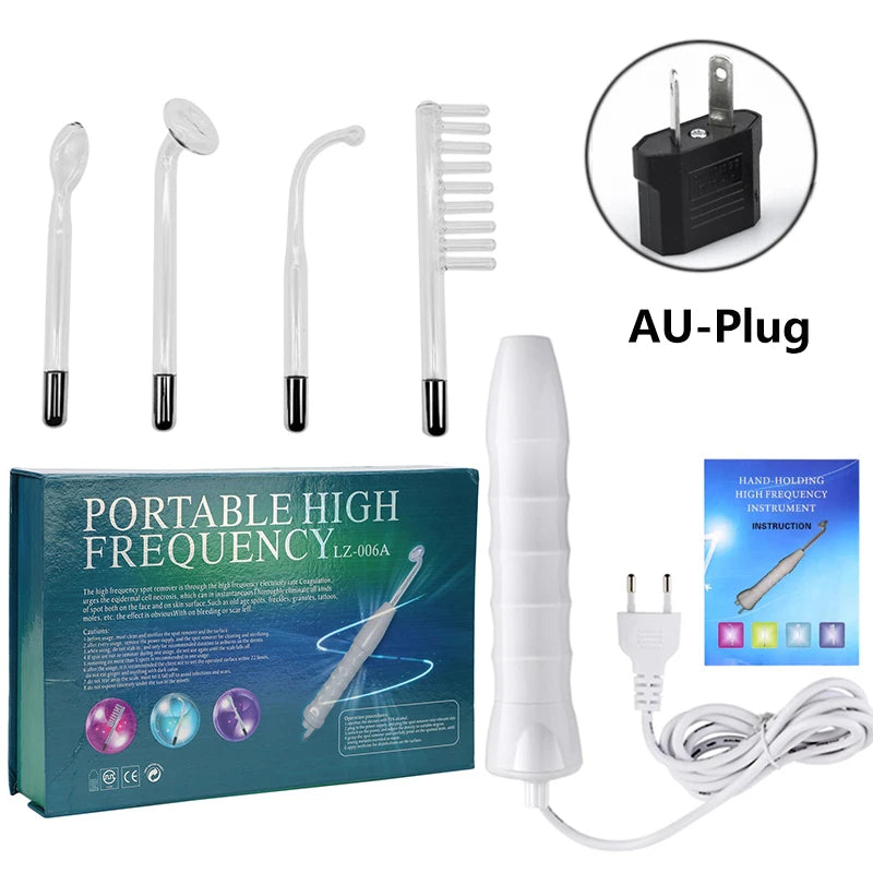 High-Frequency Neon Facial Wand