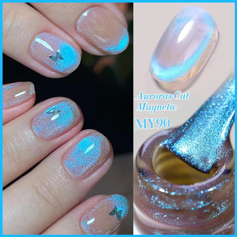Sparkling Magnetic Cat Eye Gel Polish