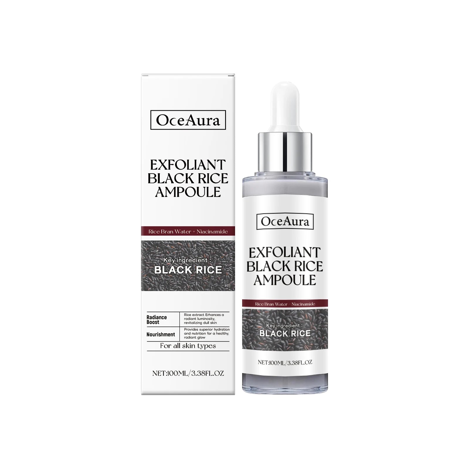Black & White Rice Exfoliating Essence Serum