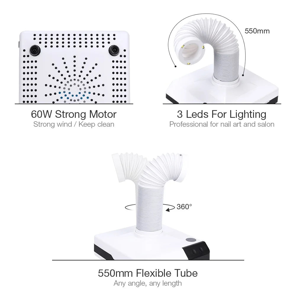 Nail Dust Collector Vacuum Cleaner