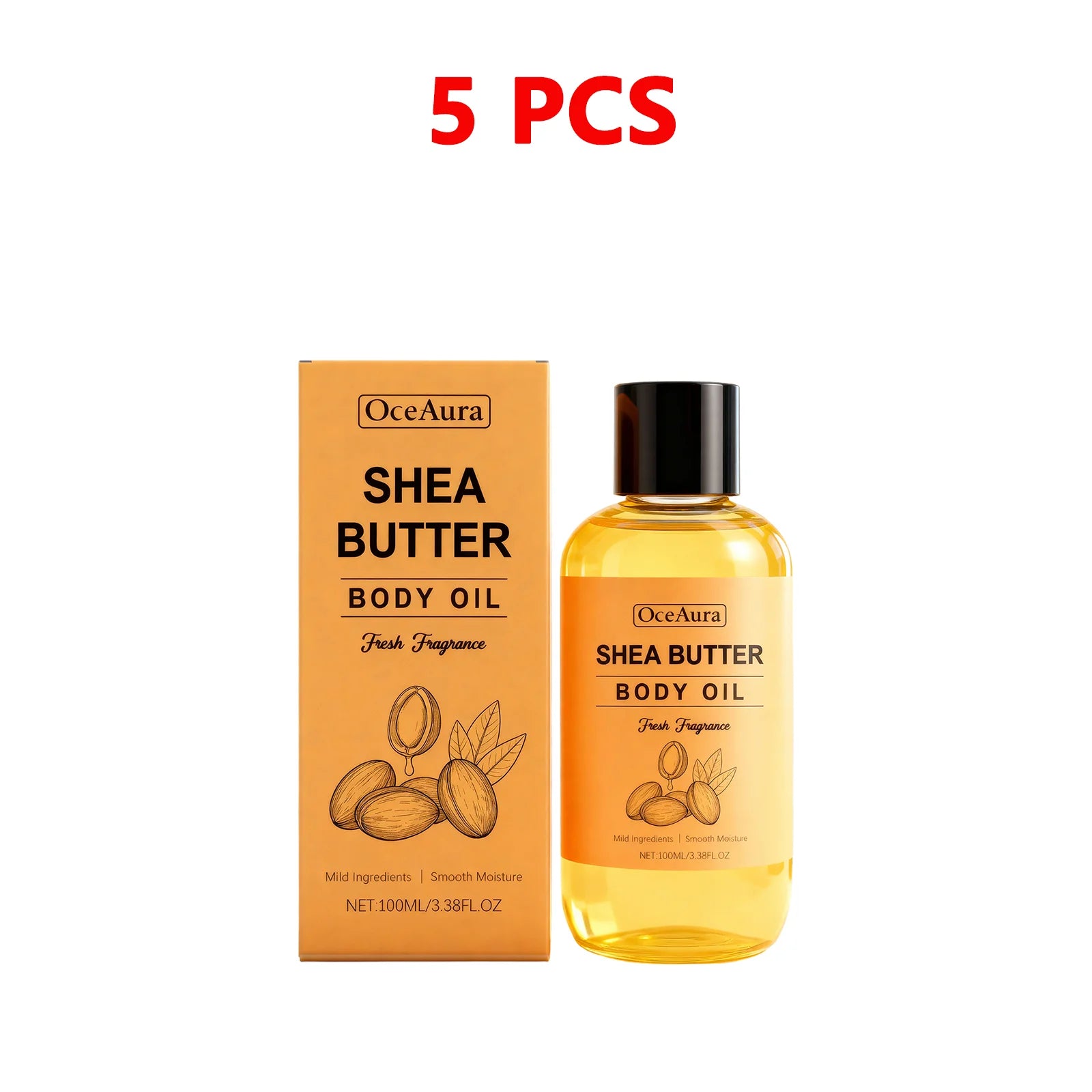 Natural Shea Butter Massage Oil