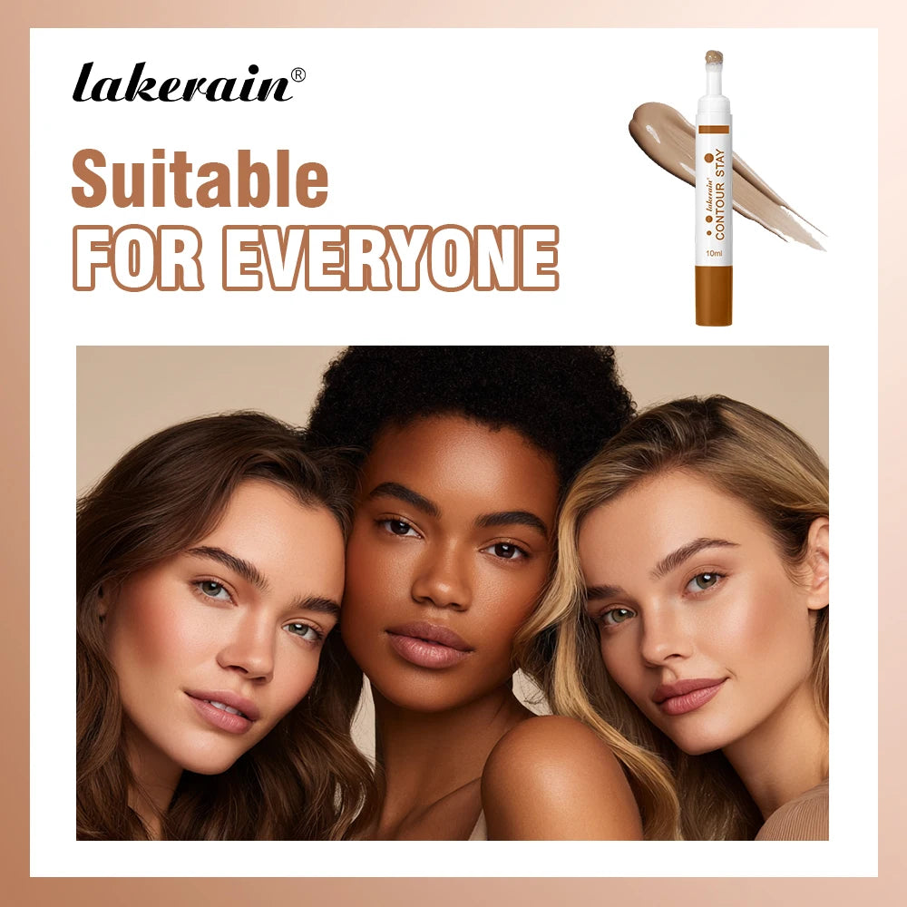 Waterproof 6-Color Liquid Contour Cream Bronzer