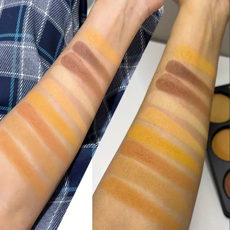 9-Color Waterproof Matte Contour Concealer Palette