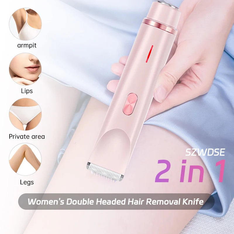 2-in-1 Dual-Head Painless Electric Shaver