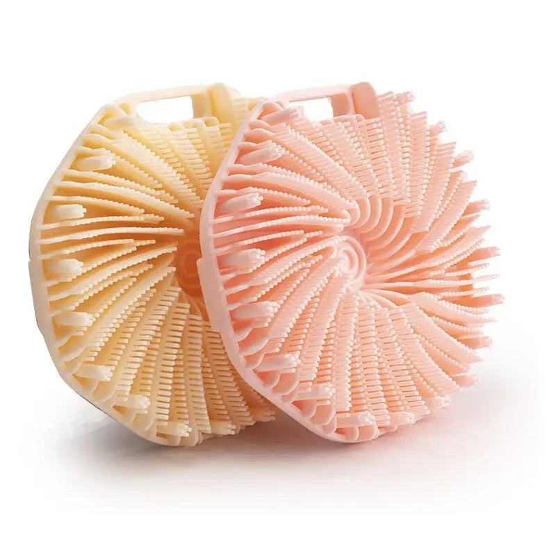 Soft Silicone Bath Brush & Shampoo Massager