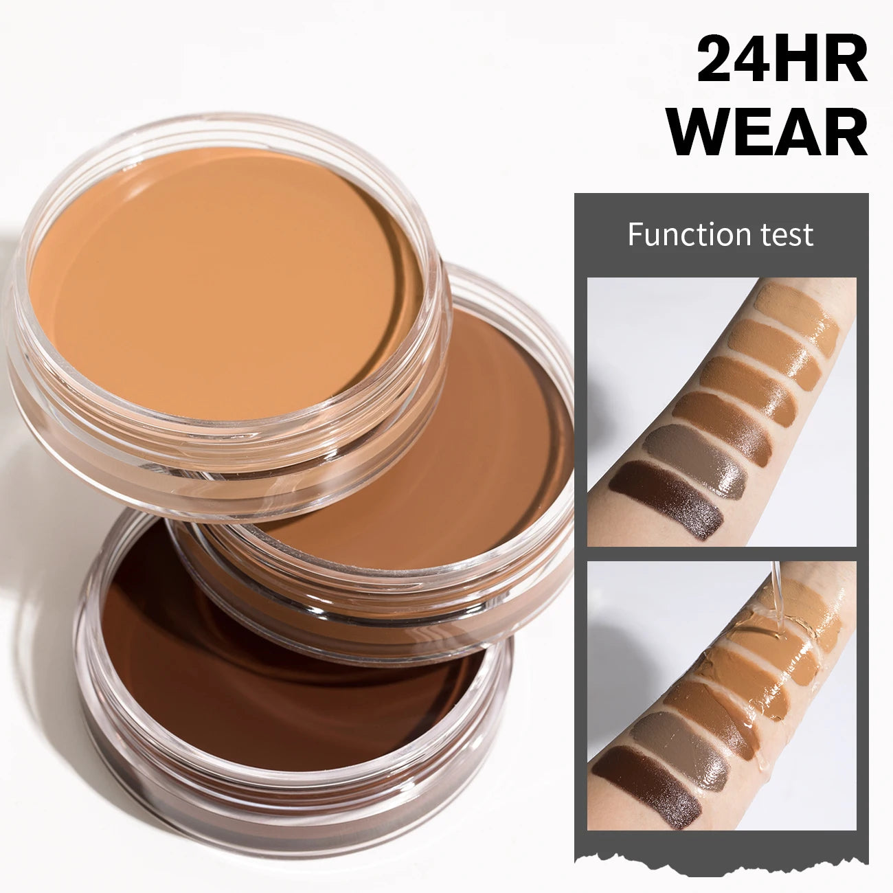 Waterproof Full-Coverage Matte Foundation Cream