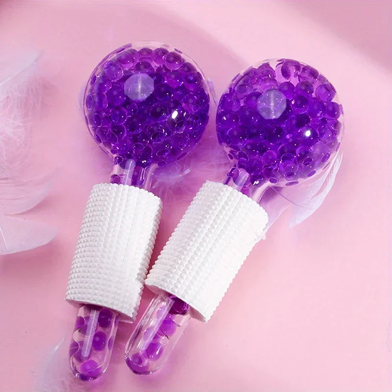 2-Piece LCE Cooling Globes Facial Massager