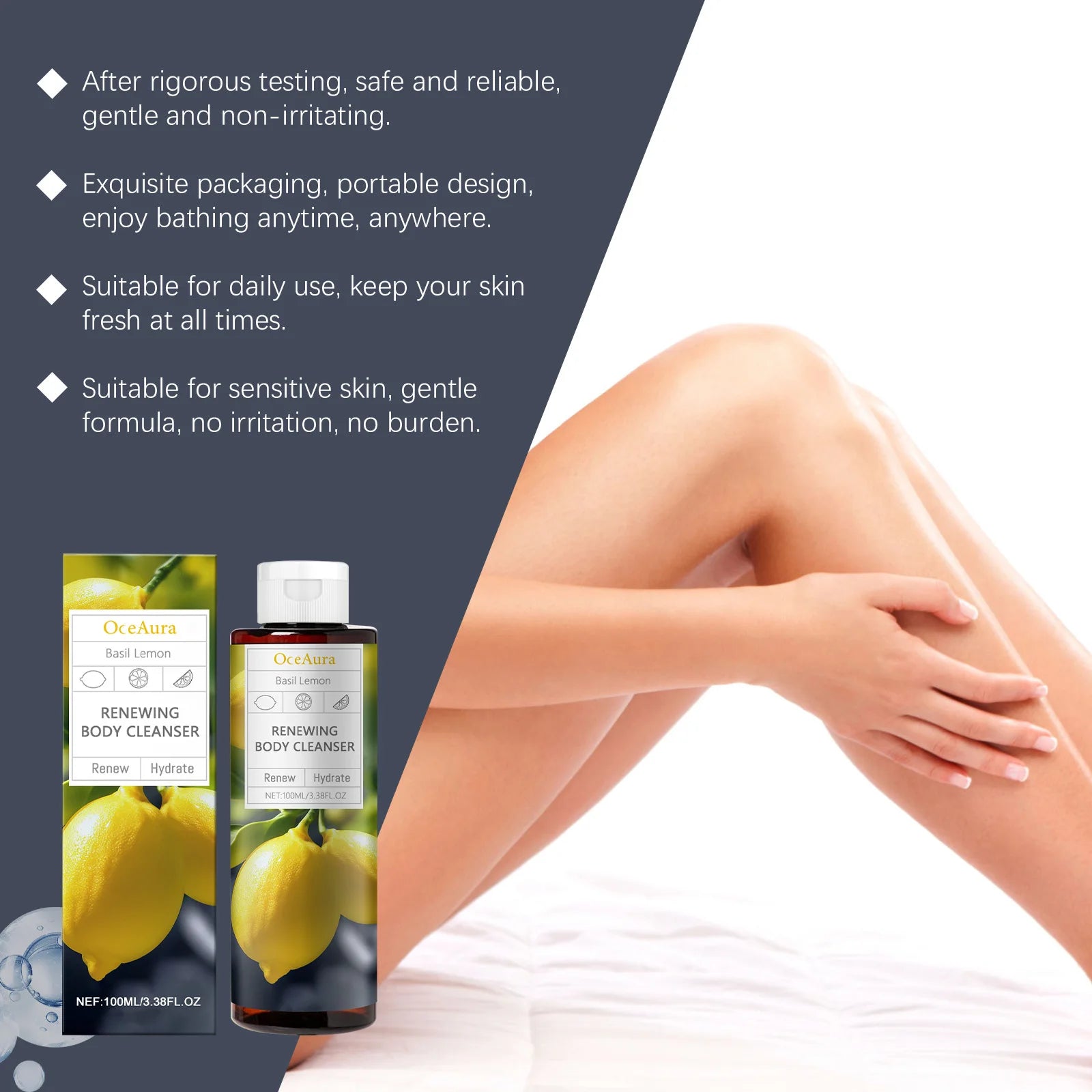 Basil Lemon Deep-Cleansing Body Wash