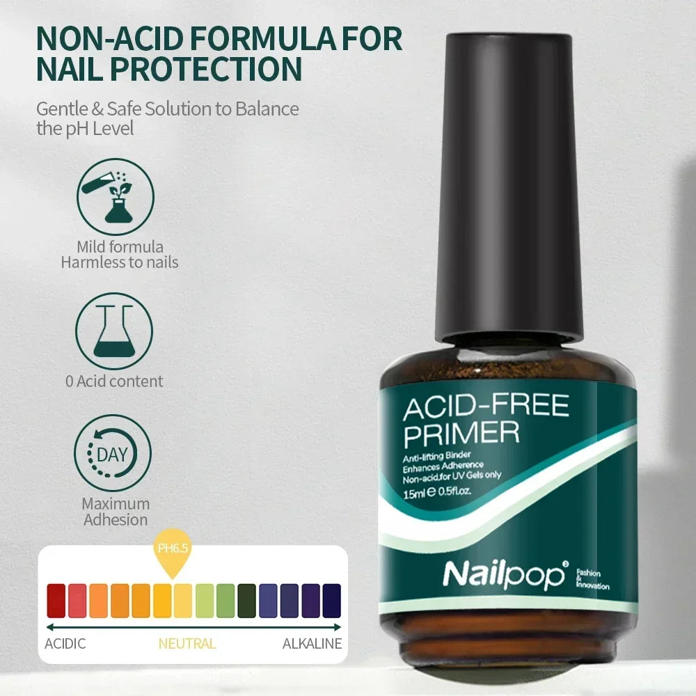 Acid-Free Nail Dehydrator and Primer