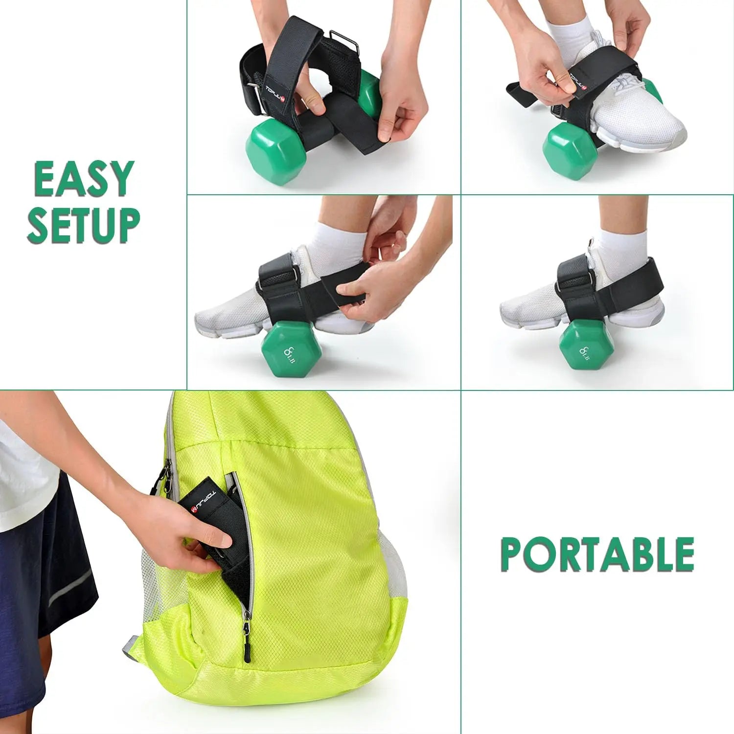 Dumbbell Ankle Foot Strap