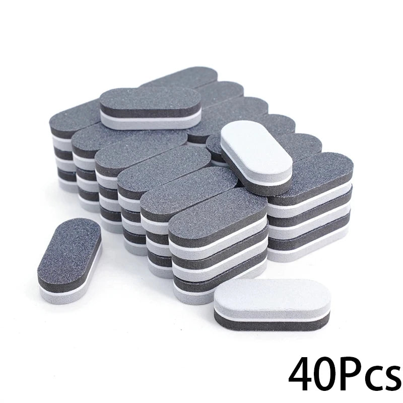 Mini Double-Color Nail Buffer Sponge Blocks