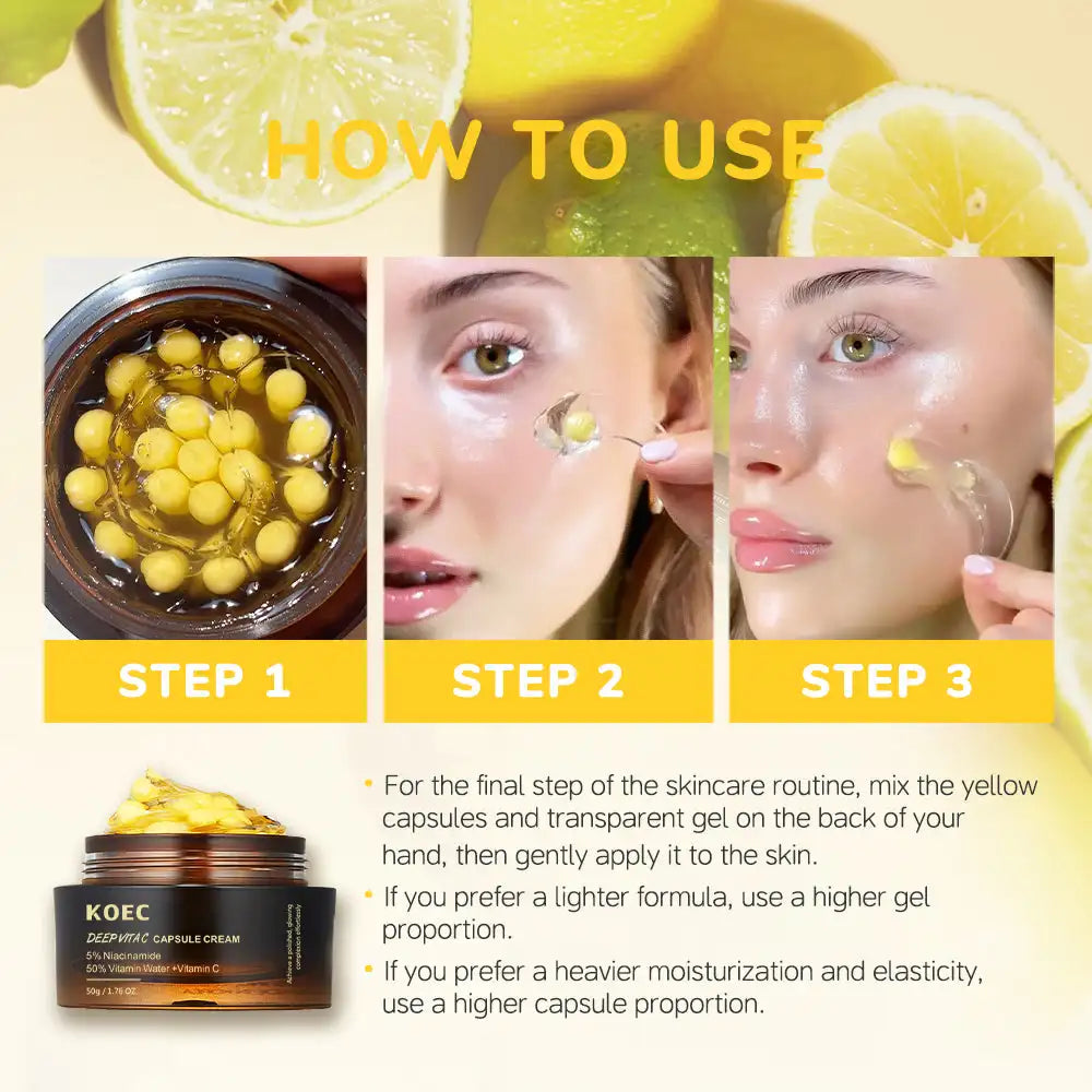Deep VC Brightening Gel Capsule Cream