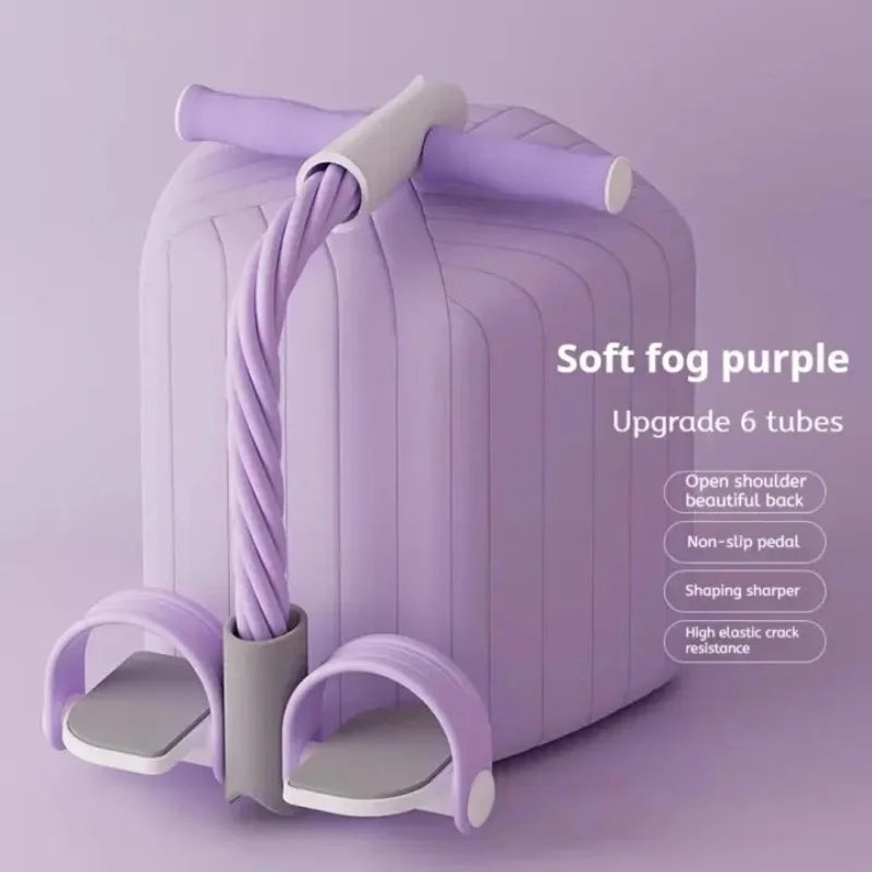 6-Tube Pedal Resistance Band