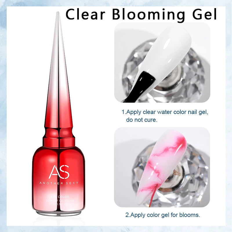 Clear Blooming Gel Polish