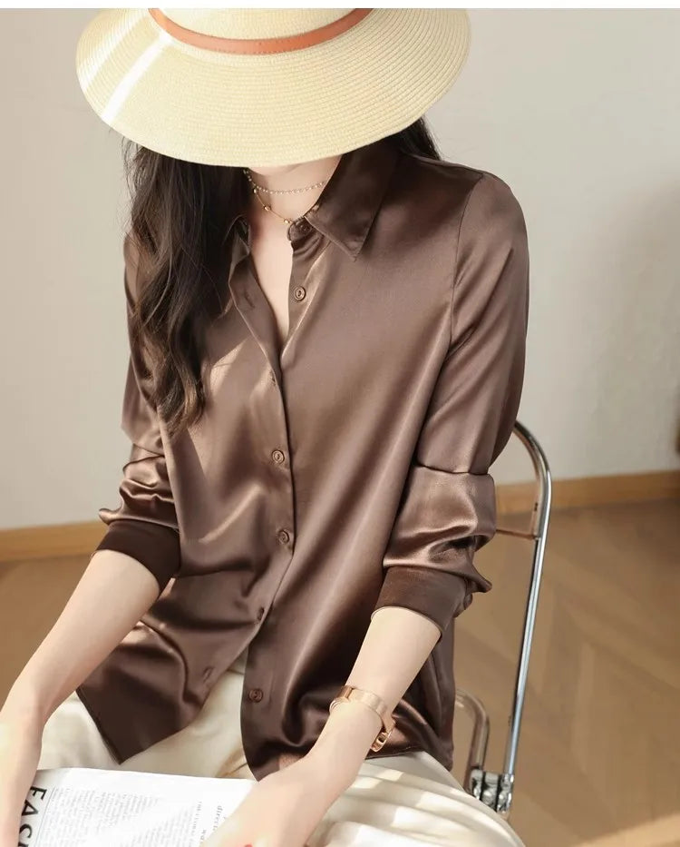 Elegant Satin Blouse