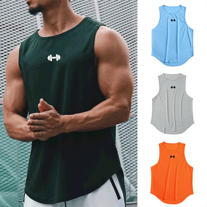 Quick Dry Fitness Tank Top Sleeveless Gym Shirt