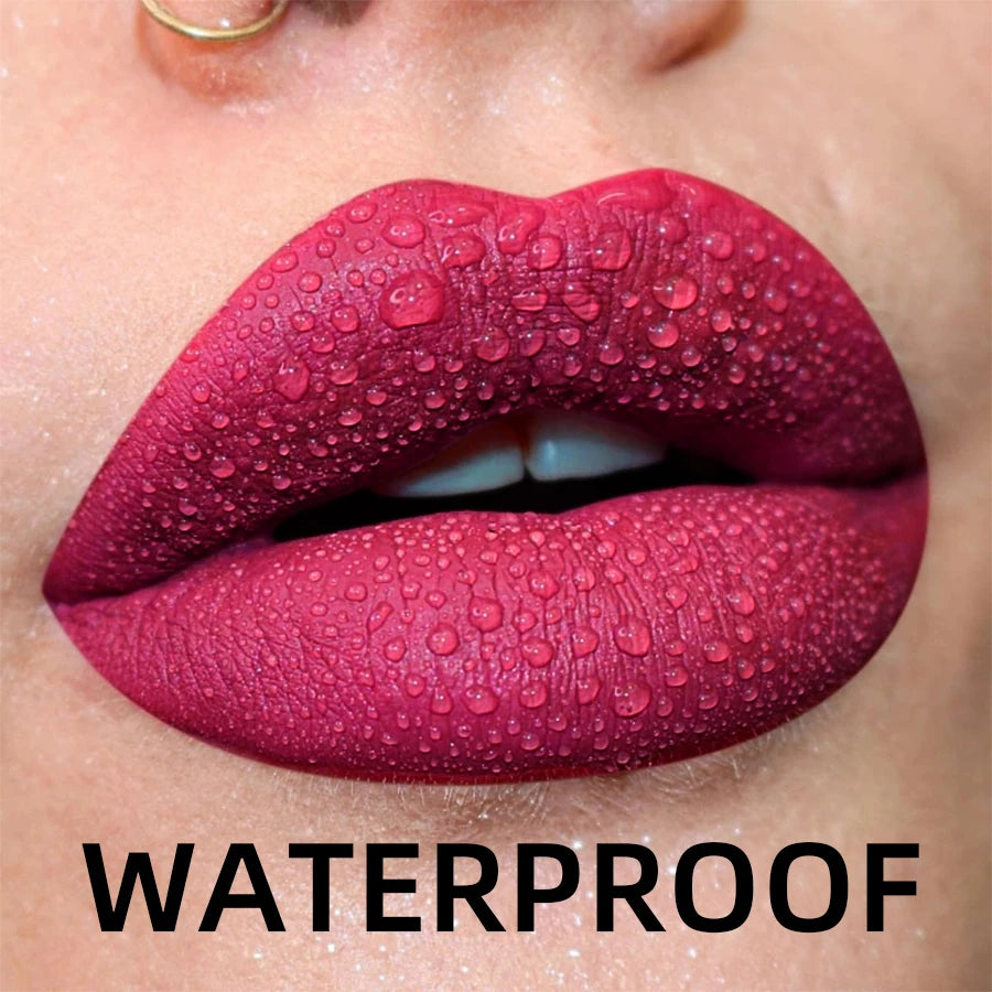 19-Color Matte Velvet Lip Gloss Collection