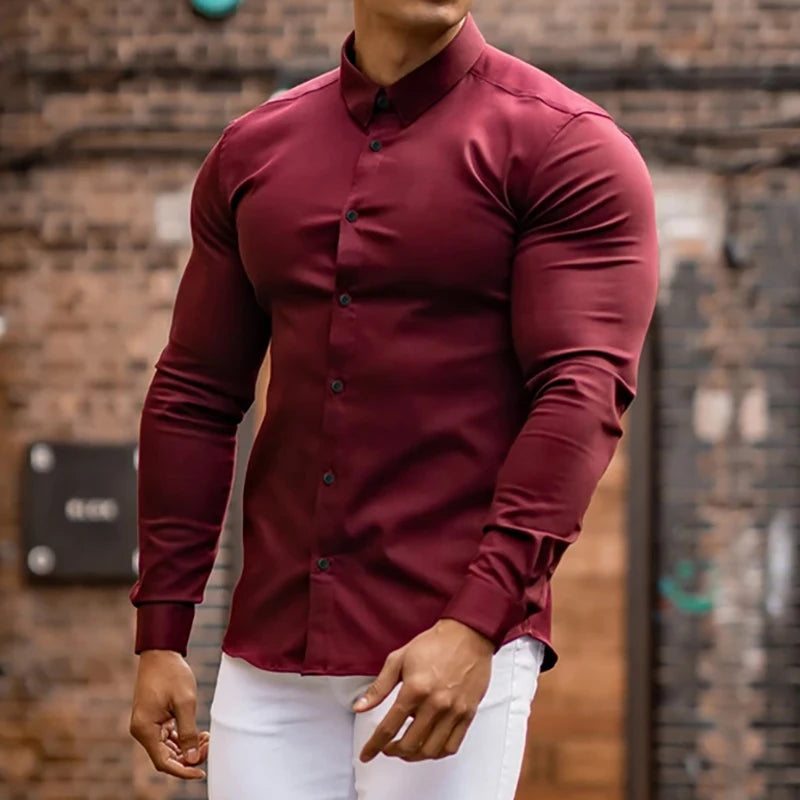 Men’s Autumn Slim Fit Shirt