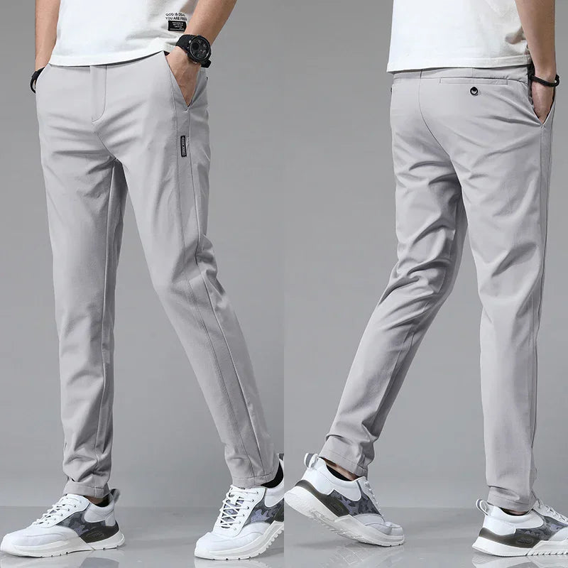 Ultra-Thin Stretch Slim Pants