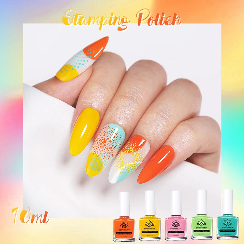 10ml Stamping Nail Polish Set
