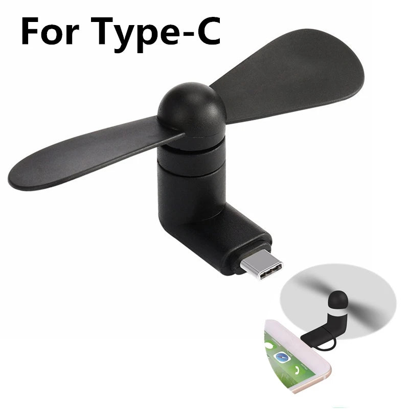 Mini Portable Type-C USB Fan