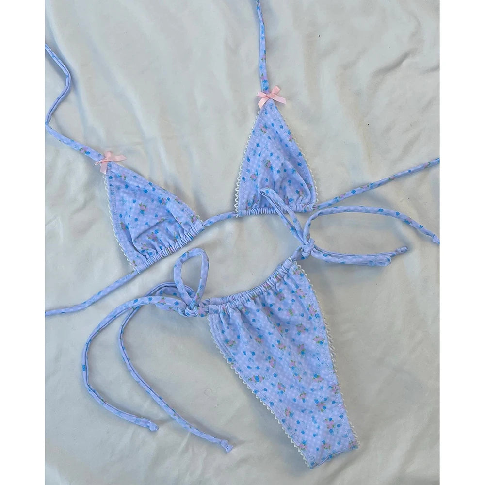 Sexy Micro Push-Up Brazilian Bikini Set