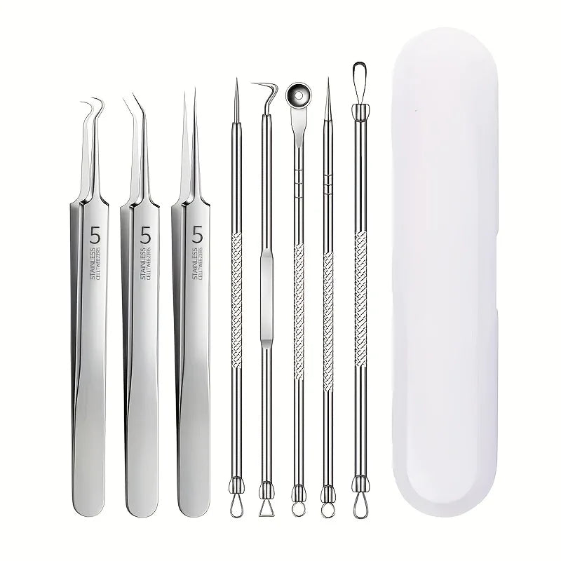 8 Stainless Steel Extraction Tools