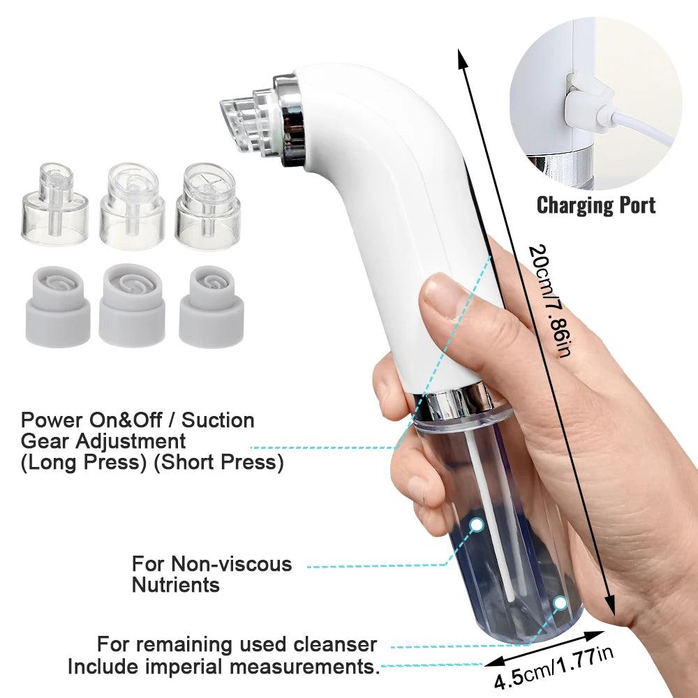 USB Rechargeable Blackhead Remover Vacuum